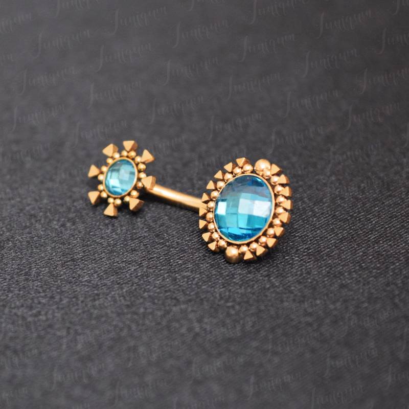 Bauchring. Bauchnabelpiercing Kurz. Nabelring Aus Chirurgenstahl. Bauchpiercing 8mm. Gold. Bauchnabelpiercing. Bauchnabelschmuck von Juniqum