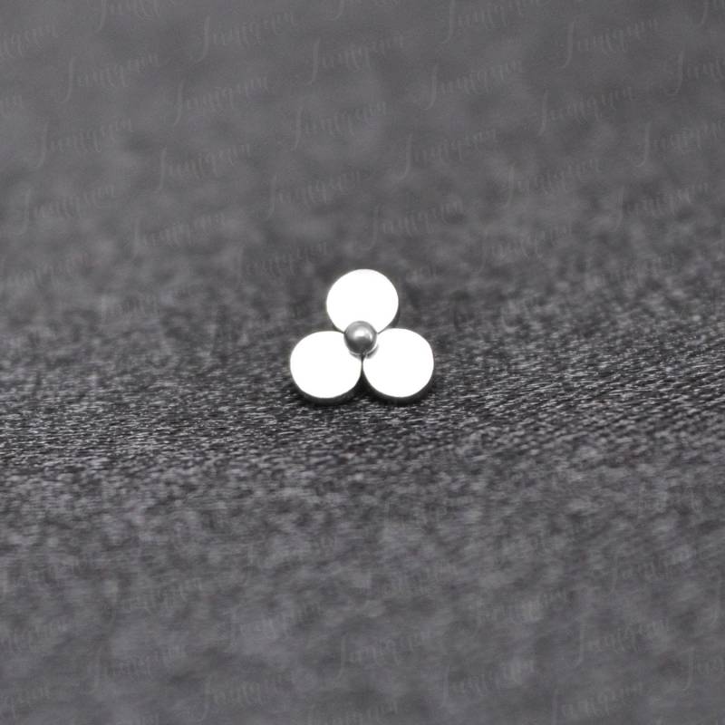 Dermal Top. Ein Dermal-Piercing. Piercings Aus Chirurgenstahl. Körper-Piercing. Körperschmuck von Juniqum