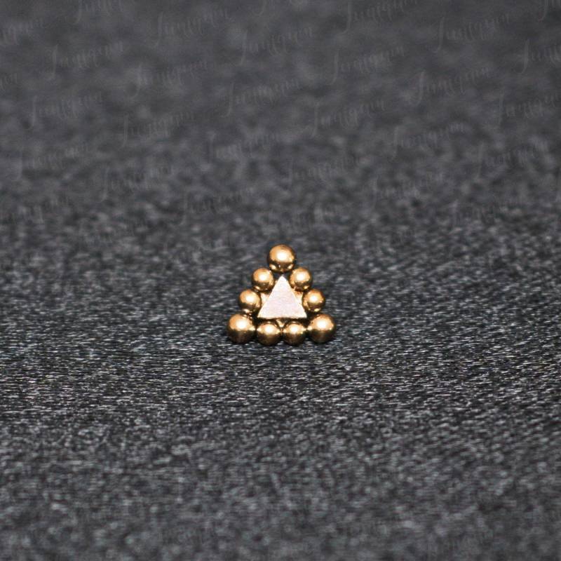 Dermaler Spitzenschmuck. Dermal Piercing Schmuck. Ein Aus Chirurgenstahl. Anker Top von Juniqum