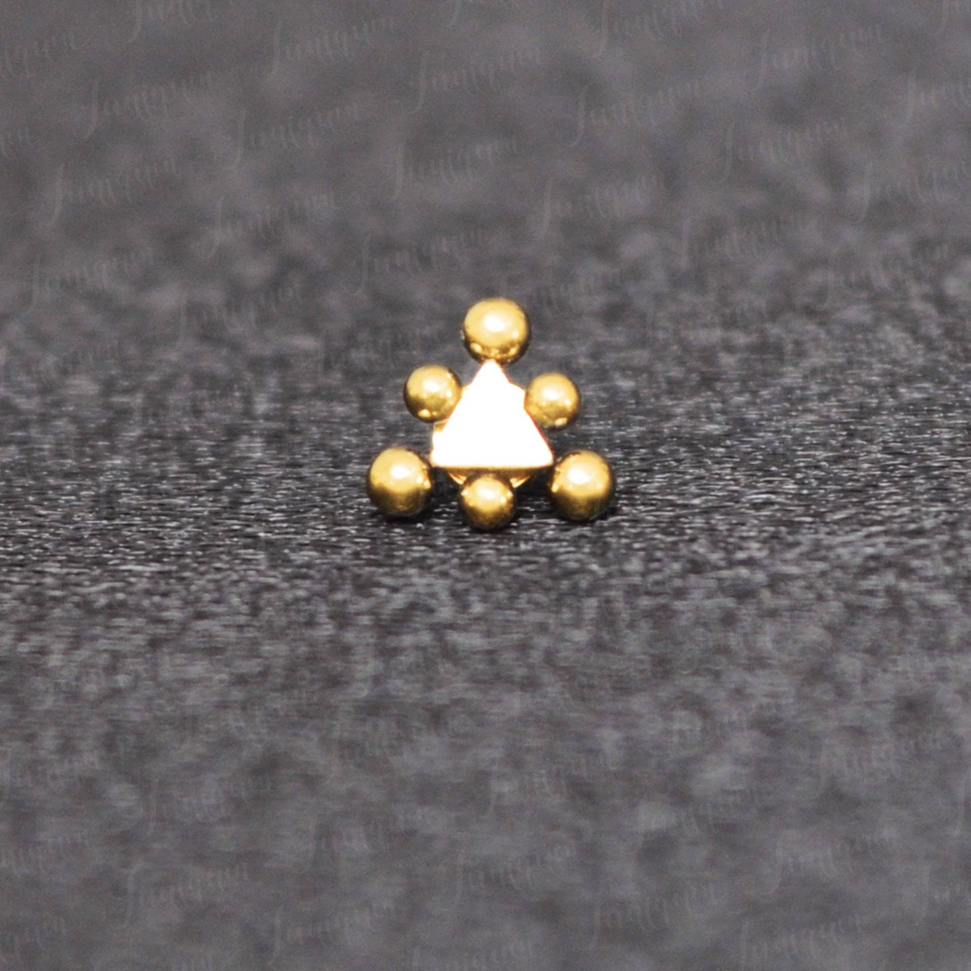 Dermaler Spitzenschmuck. Dermal Piercing Schmuck. Ein Aus Chirurgenstahl. Anker Top von Juniqum