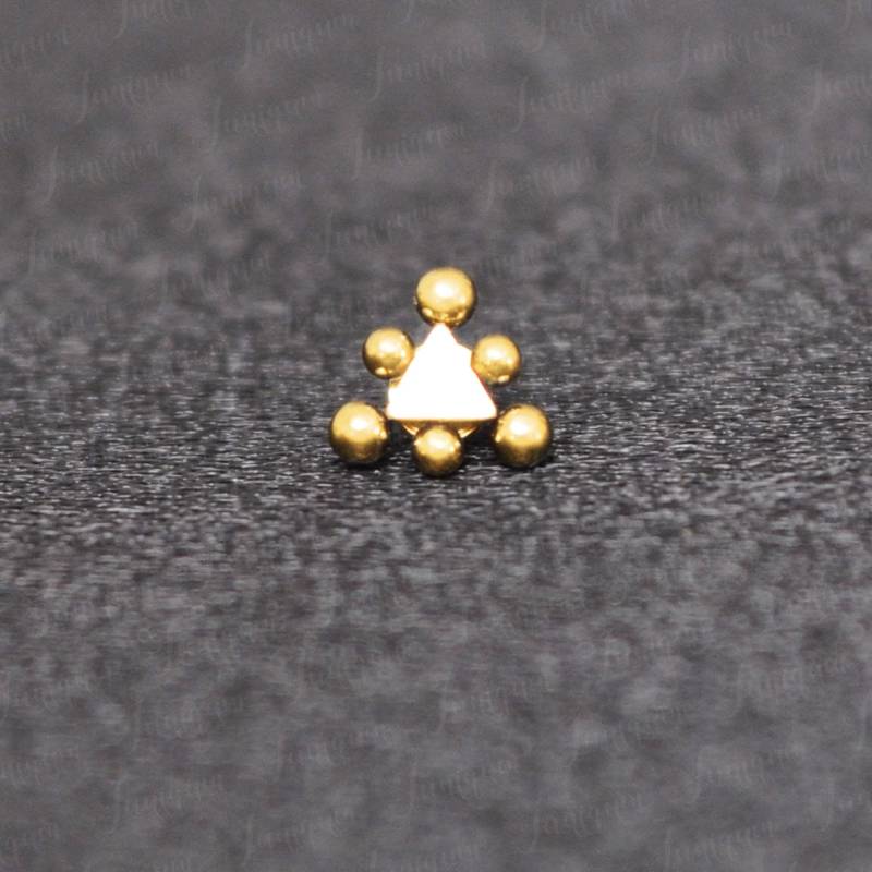 Dermaler Spitzenschmuck. Dermal Piercing Schmuck. Ein Aus Chirurgenstahl. Anker Top von Juniqum