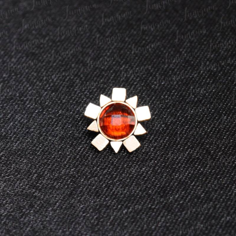 Hautoberteil. Hautpiercing. Dermal-Piercing-Schmuck Aus Chirurgenstahl. Körperpiercing. Körperschmuck von Juniqum