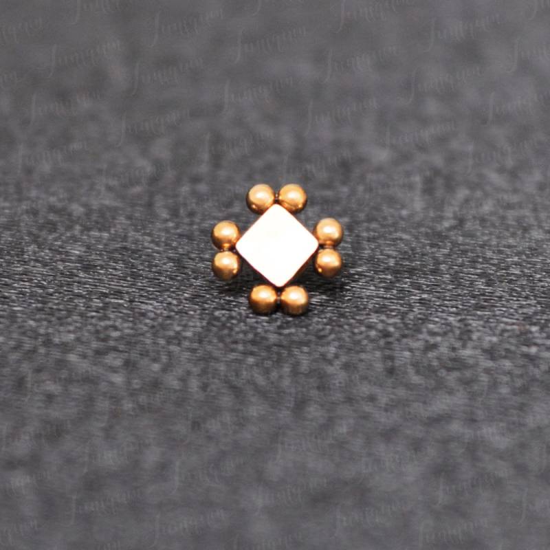 Hautschmuck. Hautpiercing Aus 316L Chirurgenstahl. Hautoberteil Mit Innengewinde. Körperpiercing-Schmuck von Juniqum