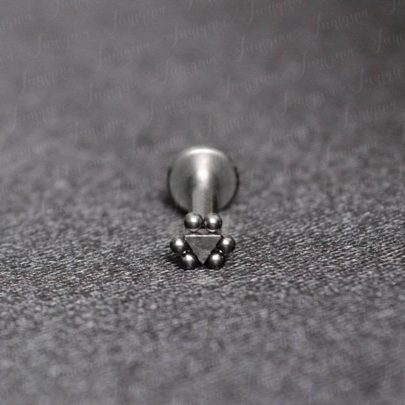 Lippen Schmuck. Medusa Lippenpiercing. Monroe Goldfarbenes Piercing. Labret Ohrring. Flache Rückseite Ohrring Aus Chirurgenstahl von Juniqum