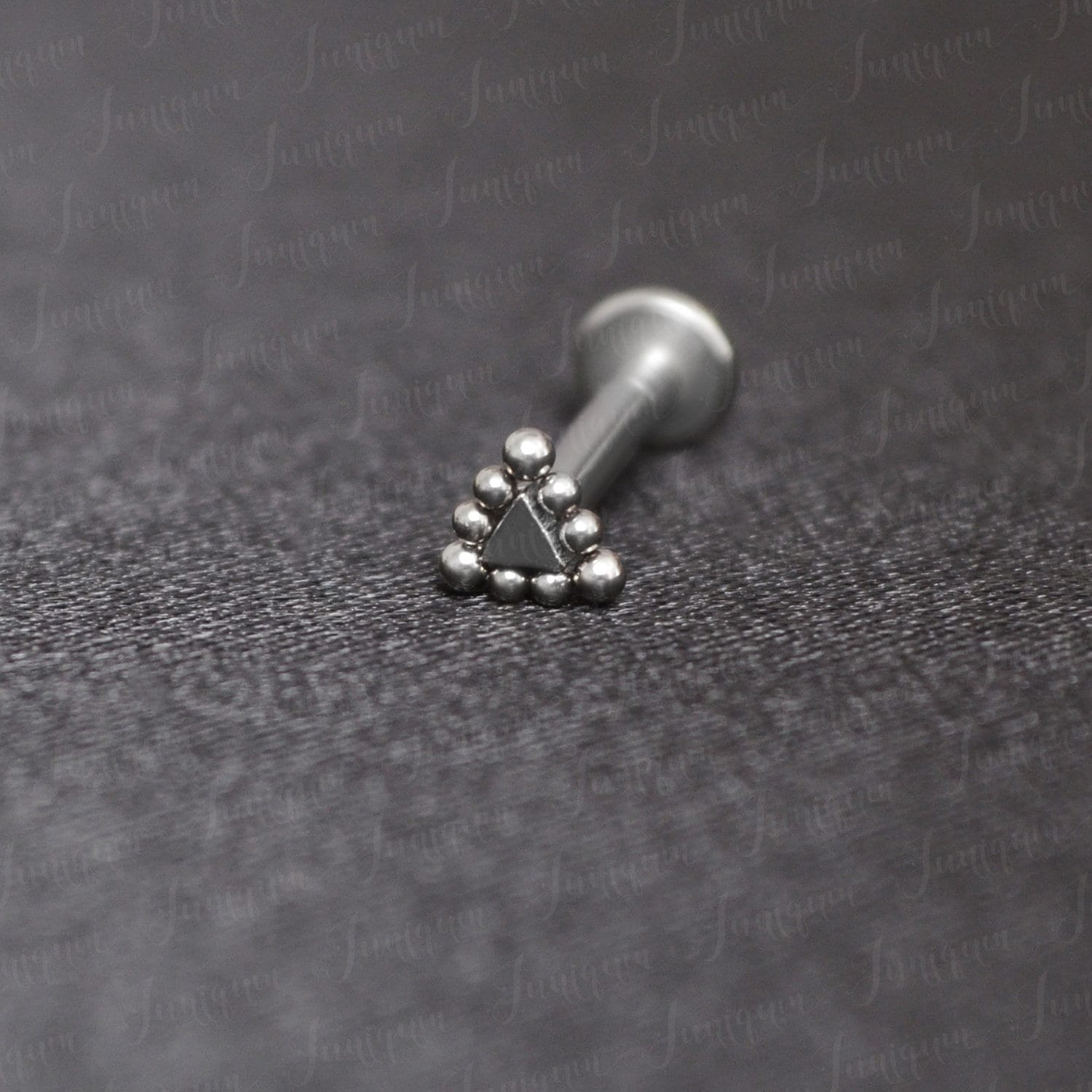 Lippen Schmuck. Medusa Lippenpiercing. Monroe Goldfarbenes Piercing. Labret Ohrring. Flache Rückseite Ohrring Aus Chirurgenstahl von Juniqum