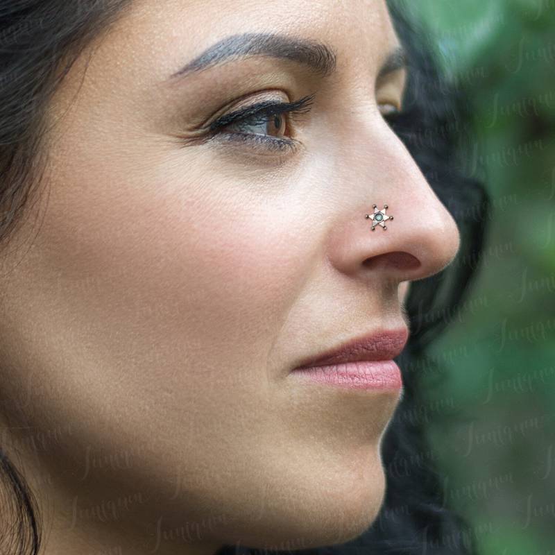 Nasenstecker Gold. Nasenknochen. Nasenschraubenbolzen. Nasenring 22G 20G 18G 16G. Nasenpiercing. Nasenschmuck Aus Chirurgenstahl. Nasenohrring von Juniqum