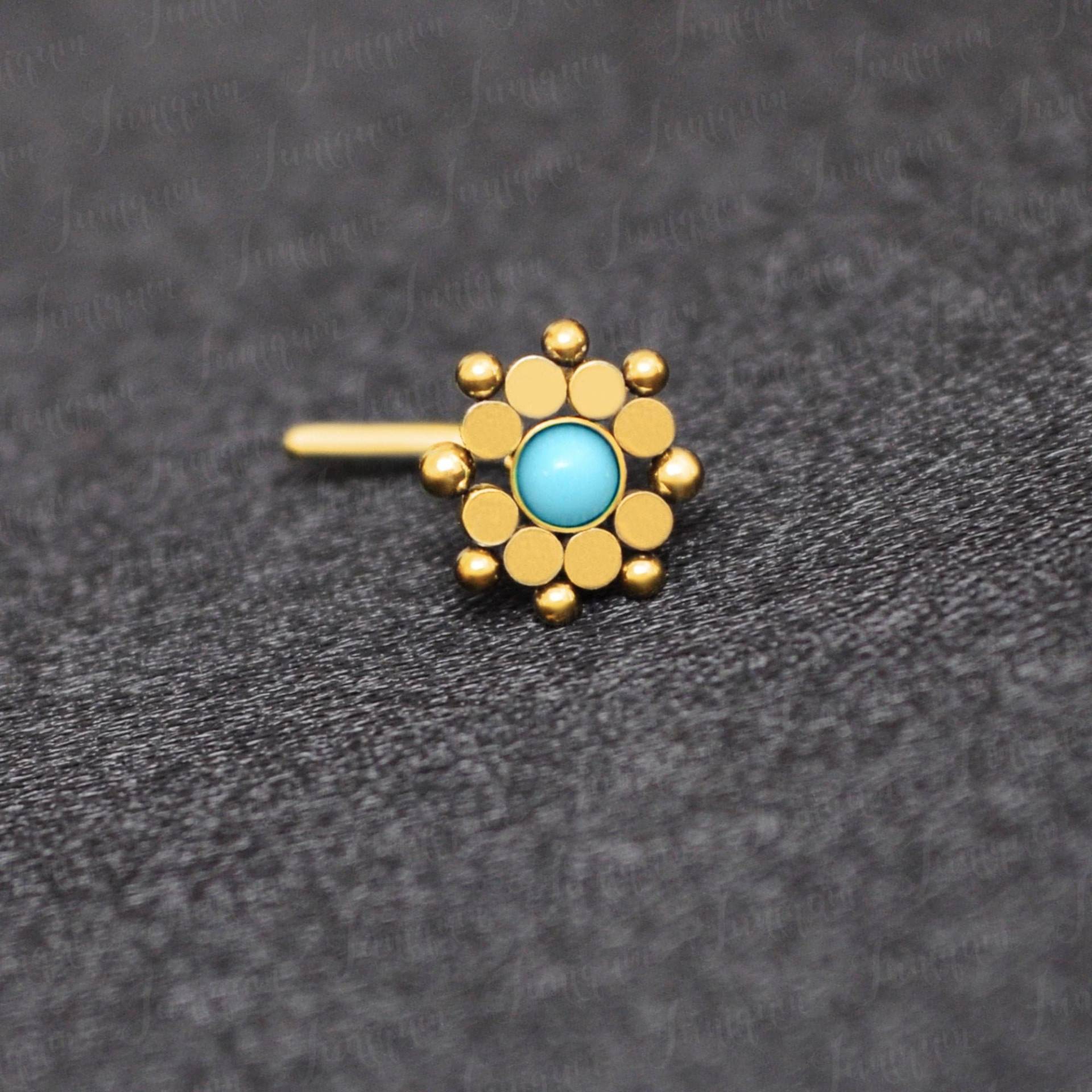 Nasenstecker. Nasenstecker Aus Chirurgenstahl. Nase Ring Gestüt. Nasenschmuck. Nasenpiercing-Bolzen. Nasenknochen-Bügel 18G. Nasenschraube Gold von Juniqum