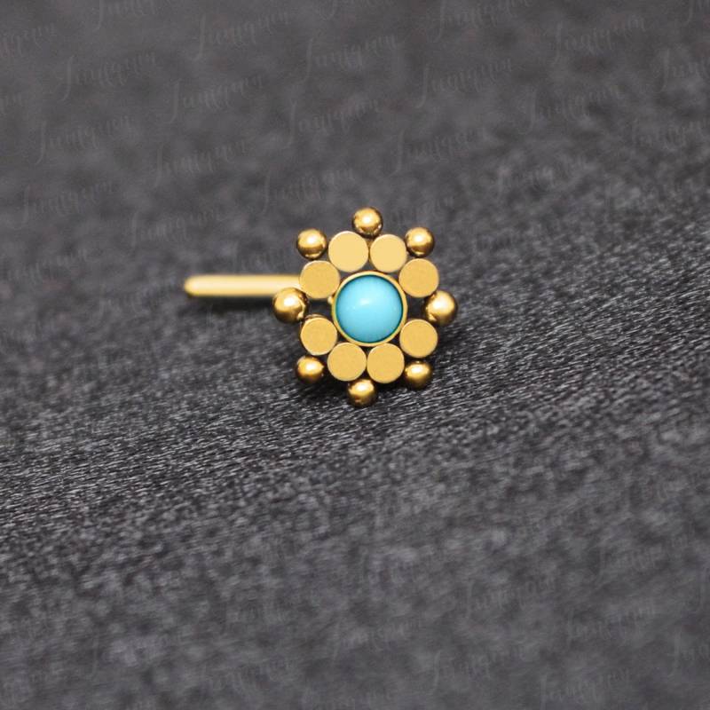 Nasenstecker. Nasenstecker Aus Chirurgenstahl. Nase Ring Gestüt. Nasenschmuck. Nasenpiercing-Bolzen. Nasenknochen-Bügel 18G. Nasenschraube Gold von Juniqum