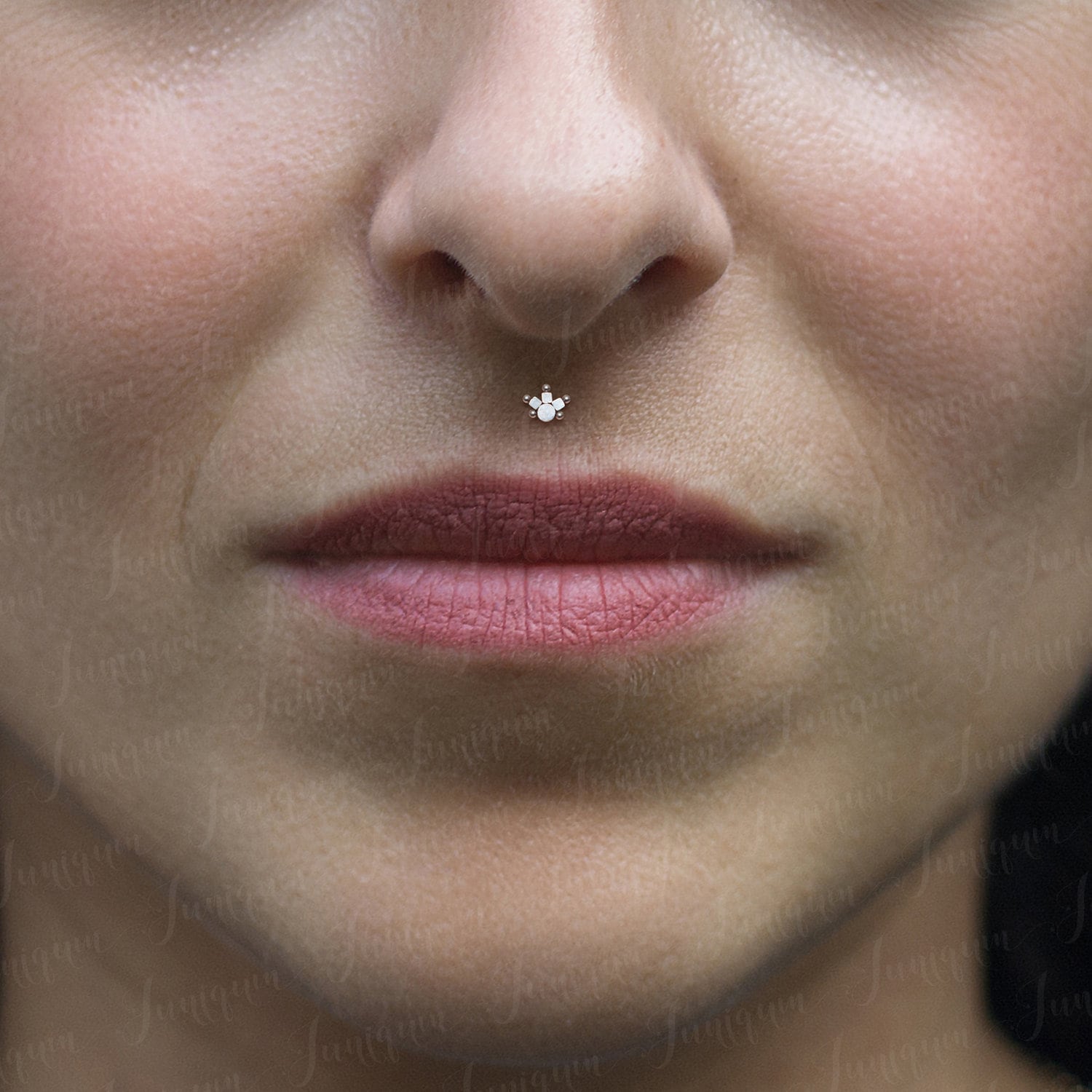 Philtrum-Piercing. Medusa Labret. Monroe-Piercing-Schmuck. Ohrstecker . Labret Ohrstecker. Innengefädeltes Labret. Lippe Ohrringe von Juniqum