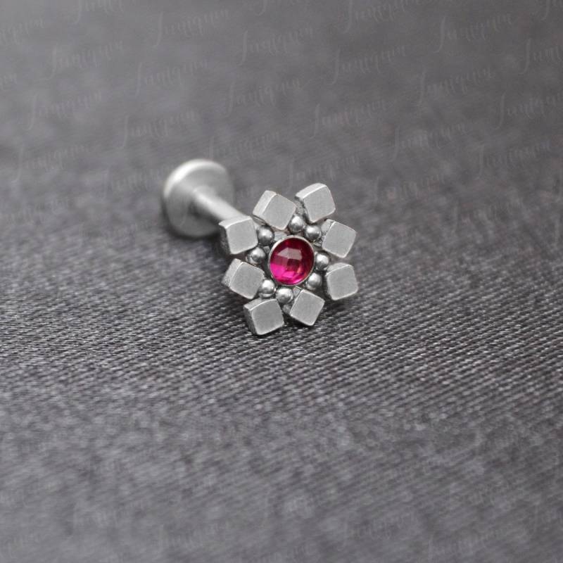 Philtrum-Piercing. Medusa Labret. Monroe-Piercing-Schmuck. Ohrstecker . Labret Ohrstecker. Innengefädeltes Labret. Lippe Ohrringe von Juniqum
