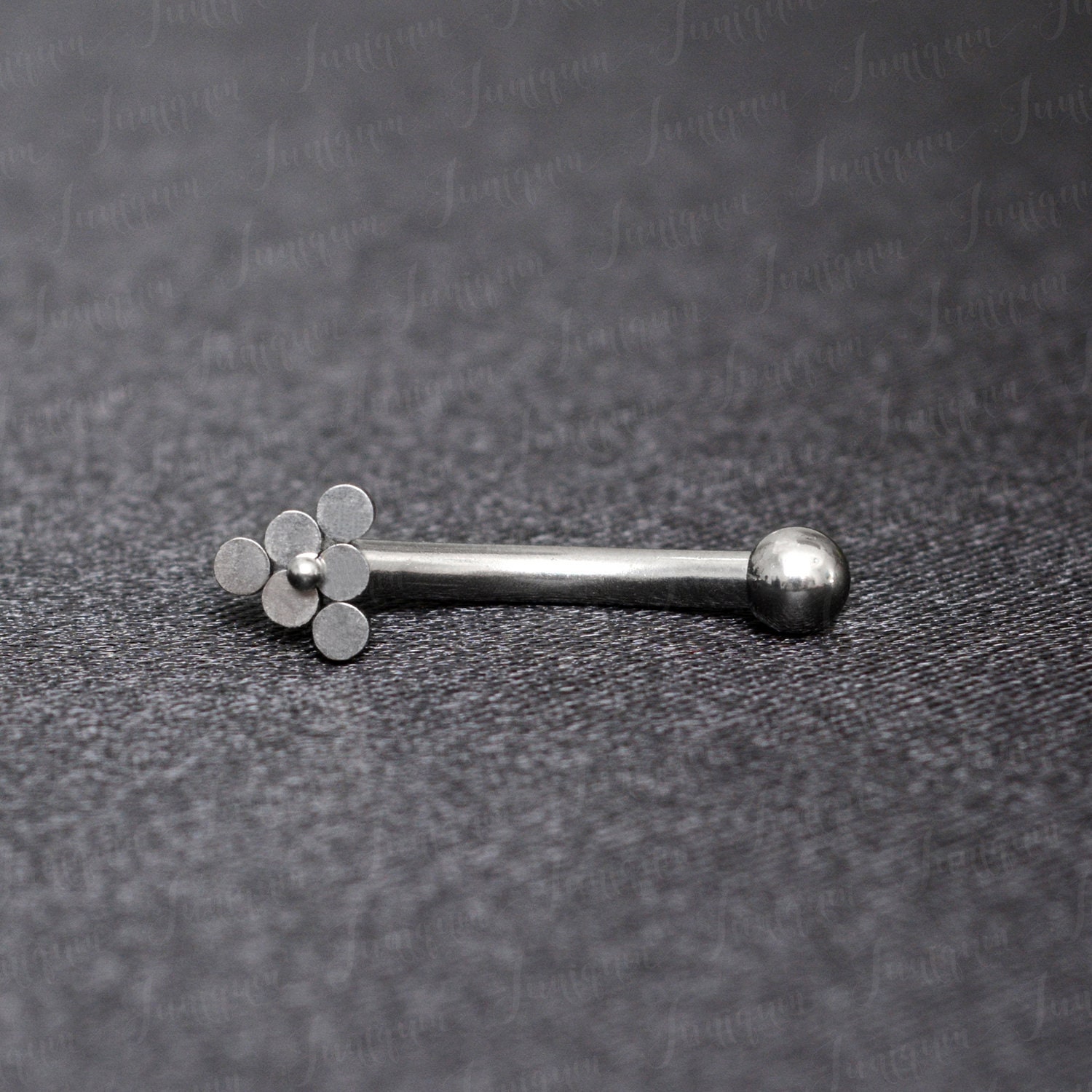 Turm-Ohrring. Augenbrauenring. Rook-Piercing-Schmuck. Langhantelpiercing. Gebogener Langhantel-Ohrring. Turmohrring Aus Chirurgenstahl von Juniqum