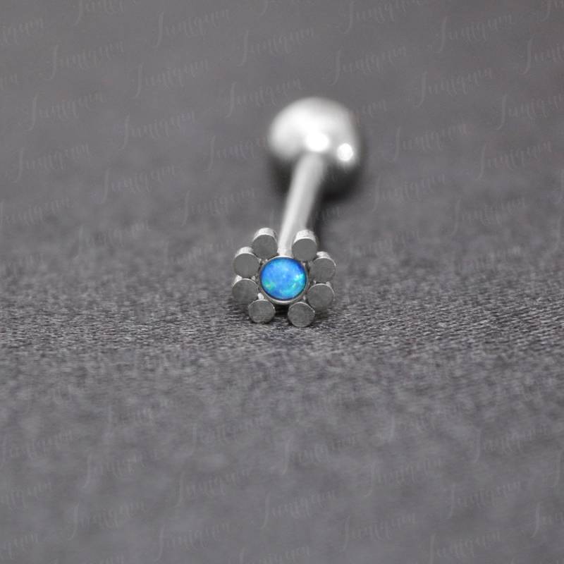 Zungenschmuck Aus Chirurgenstahl. Zungenpiercing . Zungenring. Barbell-Piercing in Der Stärke 14 Gauge. Body-Piercing-Schmuck von Juniqum