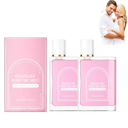 Brasilianisches parfum,Pheromone Parfum Woman,Parfüm Woman Original Scent Parfüm,lang anhaltende Düfte, warmer und weicher Ton,langanhaltend und verführerisch feminin (2PCS) von Junjie