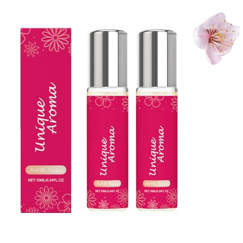 Damen Roll-On Parfüm für Frauen,Pheromone Parfum Woman,Woman Parfüm,Lang Anhaltender Duft, Verströmt Charme & Stärkt Das Selbstvertrauen (2pcs) von Junjie