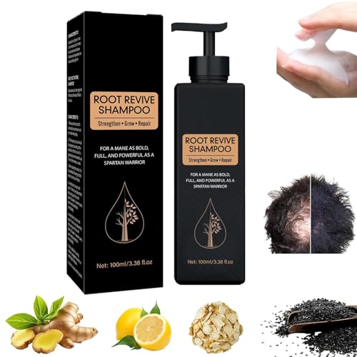 Hair Growing Shampoo,Natural Hair Regrowth Shampoos for Men Women,Root Activating Shampoo for Hair Smooth Strong Repair Conditioning Shampoo (1 Stück) von Junjie