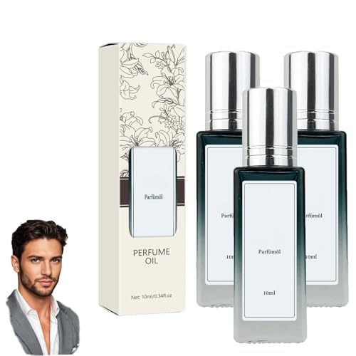 Pheromon Parfüm Original Herren,𝘼𝙡𝙥𝙝𝙖 Pheromonparfüm 𝙃𝙚𝙧𝙧𝙚𝙣,𝙋𝙝𝙚𝙧𝙤𝙢𝙤𝙣 Parfüm Original Herren,Pheromonparfüm Roll-on Pheromone Parfum,Lang Anhaltender Duft (3pcs) von Junjie