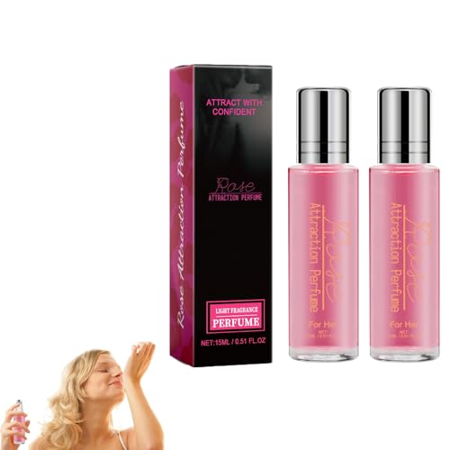 Pheromon Parfüm für Frauen,Pheromone Parfum Woman,Langanhaltende Roll-on-Parfüms zum Anziehen von Männern,Reiseduft Damenparfüm (2pcs) von Junjie