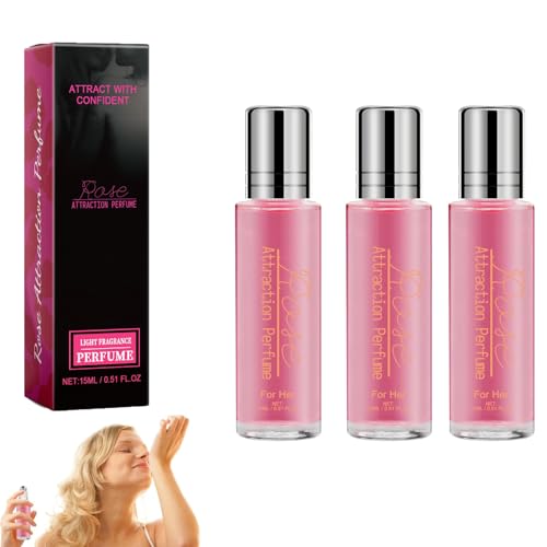 Pheromon Parfüm für Frauen,Pheromone Parfum Woman,Langanhaltende Roll-on-Parfüms zum Anziehen von Männern,Reiseduft Damenparfüm (3pcs) von Junjie