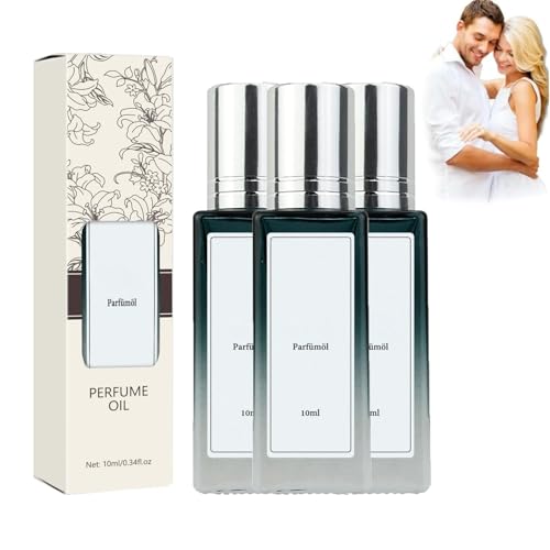 Pheromonparfüm Herren,Pheromone Parfum Herren, Diskrete Roll-On-Anwendung – Für eine natürliche,Pheromonparfüm Roll-on Pheromone Parfum Herren für Herren (3PCS) von Junjie