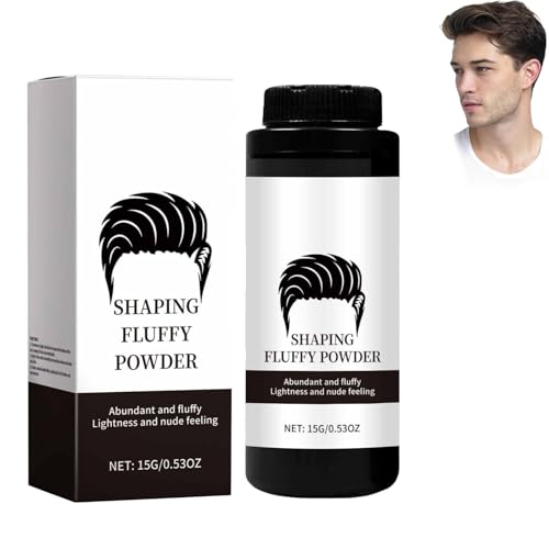 Texturpuder für Männer,Haarpuder Männer,Haar-Styling-Puder,Verleiht Sofort Textur und Volumen, Rein Natürliche Inhaltsstoffe,Starker Halt,Haarpuder für Männer (3g, 1PCS) von Junjie