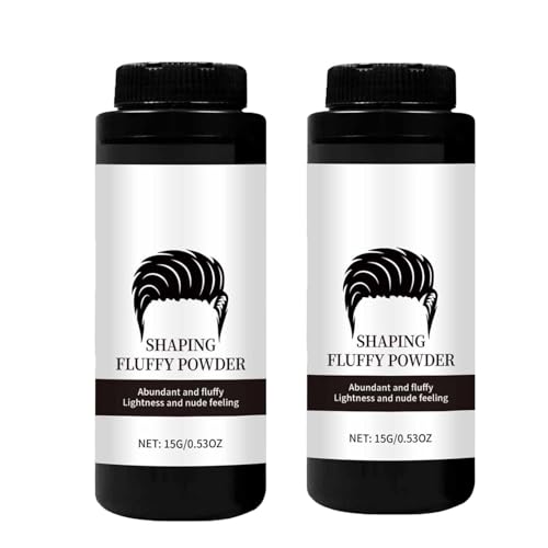 Texturpuder für Männer,Haarpuder Männer,Haar-Styling-Puder,Verleiht Sofort Textur und Volumen, Rein Natürliche Inhaltsstoffe,Starker Halt,Haarpuder für Männer (3g, 2PCS) von Junjie