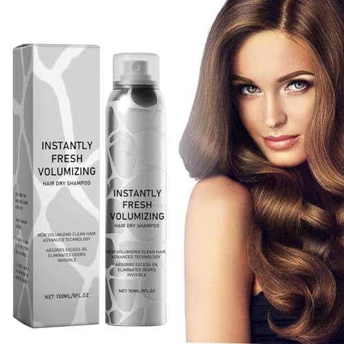 Volumizing Dry Shampoo Spray,Volumen Haar Trocken Shampoo, Trocken Shampoo Volumen, Natürliches Trocken Shampoo Volumen Spray, Erfrischend und Nicht Fettend (1PCS) von Junjie