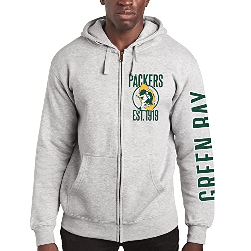 Junk Food x NFL – MVP Zip Hoodie – Unisex Erwachsene Kapuzen-Sweatshirt für Damen und Herren – Offiziell lizenzierte NFL Bekleidung von Junk Food