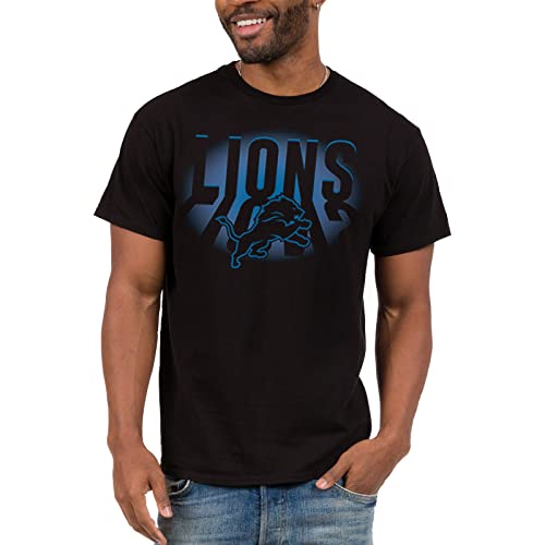 Junk Food Clothing x NFL - Detroit Lions - Team Spotlight - Unisex Adult Short Sleeve Fan T-Shirt for Men and Women - Size 3X-Large von Junk Food