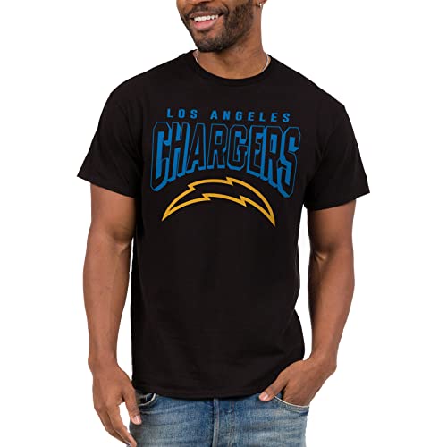 Junk Food Clothing x NFL - Los Angeles Chargers - Bold Logo - Unisex Adult Short Sleeve Fan T-Shirt for Men and Women - Size Medium von Junk Food