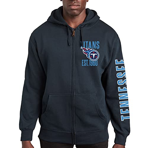 Junk Food Clothing x NFL - MVP Zip Hoodie - Full Zip Adult Unizex Hooded Fleece Sweatshirt - Zip Up Hoodie für Damen und Herren von Junk Food