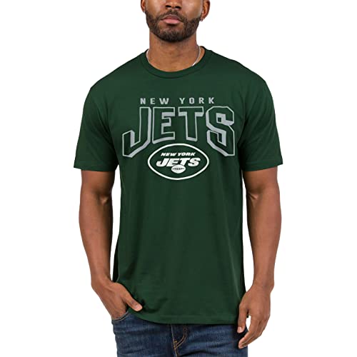 Junk Food Clothing x NFL - New York Jets - Bold Logo - Unisex Adult Short Sleeve Fan T-Shirt for Men and Women - Size X-Large von Junk Food