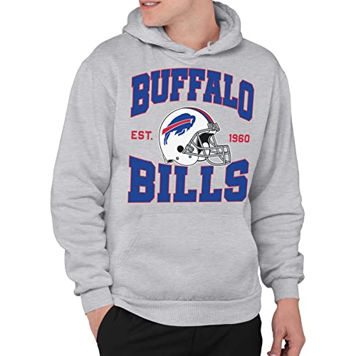 Junk Food Clothing x NFL - Team Helm - Pro Football Erwachsene Pullover Kapuzen-Fleece Sweatshirt für Damen und Herren - Grau Junk Food Clothing x NFL - Team Helm - Pro Football Erwachsene Pullover Kapuzen-Fleece Sweatshirt für Damen und Herren - Grau von Junk Food