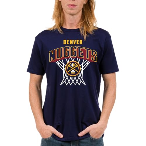 Junk Food Herren NBA Nothing But Net Team Logo Adult Kurzarm Fan T-Shirt Frauen von Junk Food