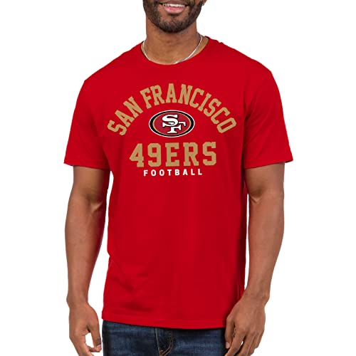 Junk Food NFL - San Francisco 49ers - Classic Team Logo - Unisex Adult Short Sleeve Fan T-Shirt for Men and Women - Size Small von Junk Food