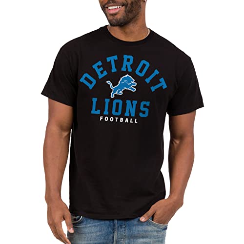 Junk Food NFL - Detroit Lions - Classic Team Logo - Unisex Adult Short Sleeve Fan T-Shirt for Men and Women - Size Medium von Junk Food