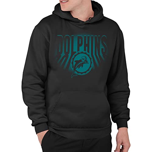 Junk Food NFL - Miami Dolphins - Team Spotlight - Unisex Adult Pullover Fleece Hoodie for Men and Women - Size 3X-Large von Junk Food
