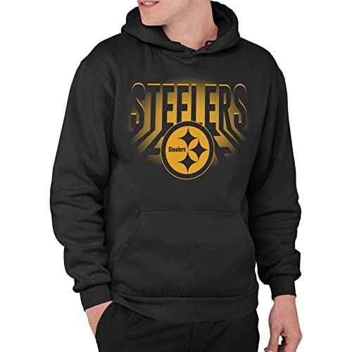 Junk Food NFL - Pittsburgh Steelers - Team Spotlight - Unisex Adult Pullover Fleece Hoodie for Men and Women - Size X-Large von Junk Food