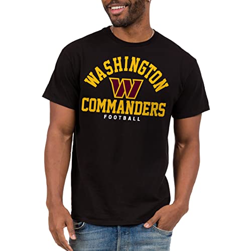 Junk Food NFL - Washington Commanders - Classic Team Logo - Unisex Adult Short Sleeve Fan T-Shirt for Men and Women - Size XX-Large von Junk Food