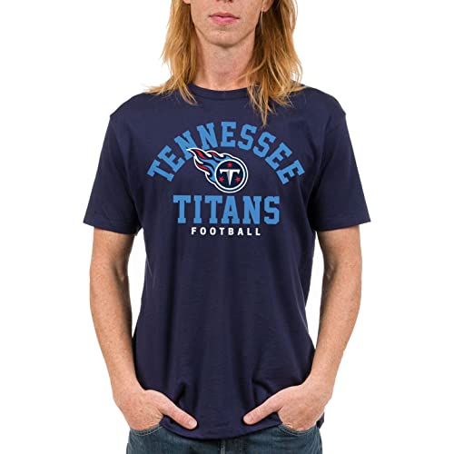 Junk Food Unisex-Erwachsene NFL Classic Team Logo T-Shirt, Blau, X-Large von Junk Food