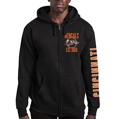 Junk Food x NFL – MVP Zip Hoodie – Unisex Erwachsene Kapuzen-Sweatshirt für Damen und Herren – Offiziell lizenzierte NFL Bekleidung von Junk Food