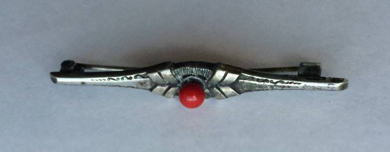 Art Deco Silber Bar Pin - Unisex Gemarkt 835 Vintage Brosche Art Deco Silber Bar Pin - Unisex Gemarkt 835 Vintage Brosche von JunkQueenJellyBean