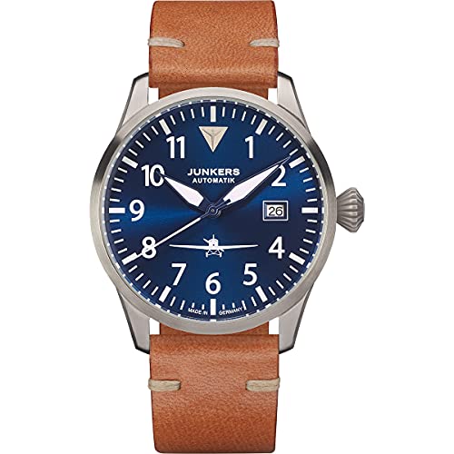 Junkers Flieger Automatik Uhr Saphirglas blau 9.58.01.01.0 von Junkers