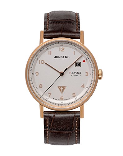 Junkers Herren-Armbanduhr Analog Automatik Leder 67564 von Junkers