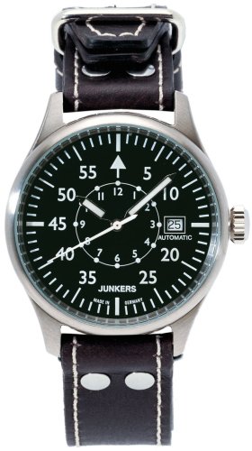 Junkers Herrenuhr Leder/Sonstige analog Automatik Leder 6258-2 von Junkers