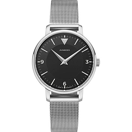 Junkers Therese Damen Analog Quarz Uhr Edelstahlarmband schwarz 9.01.01.02.M von Junkers