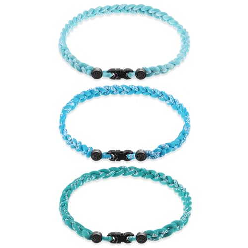 Junkin Baseball-Halsketten mit drei geflochtenen Seilen, Titan-Halskette für Teamgeschenke, Jungen, Herren, Spieler, Softball-Fans, Sport Junkin Baseball-Halsketten mit drei geflochtenen Seilen, Titan-Halskette für Teamgeschenke, Jungen, Herren, Spieler, Softball-Fans, Sport von Junkin
