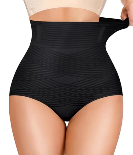 Junlan Shapewear Damen Bauchweg Unterhose Hohe Taille Unterwäsche Bauchkontrolle Miederhose Figurformender Miederpant Body Shaper von Junlan