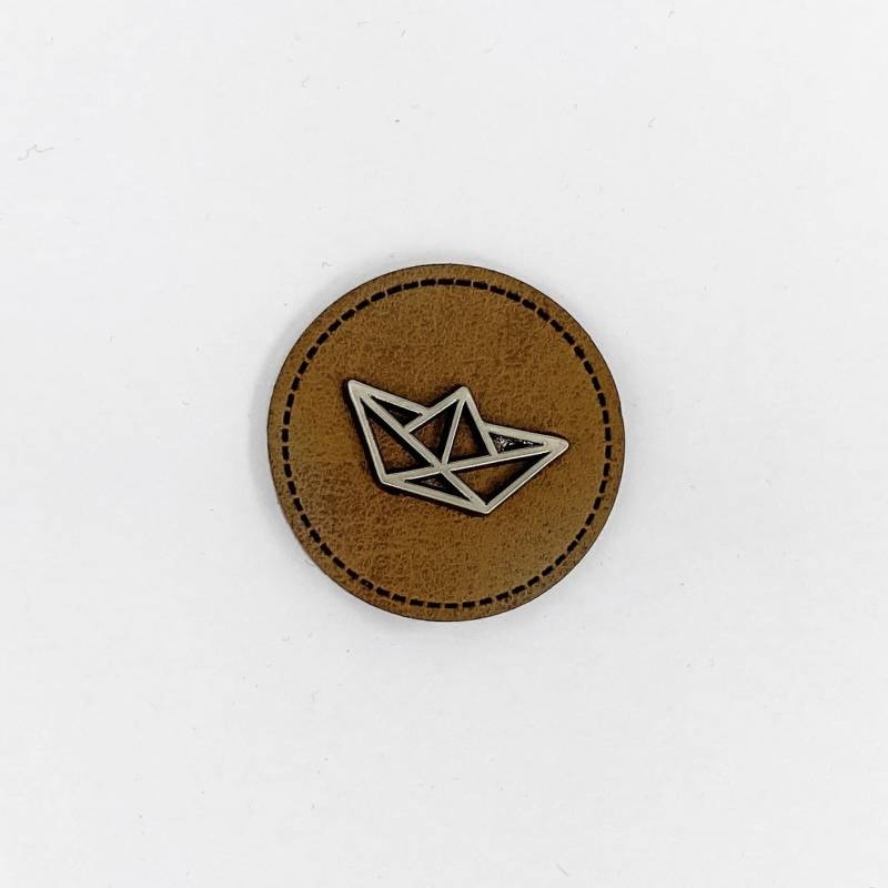 1stk. Boot Patch Silber | Label Nähen Für Kinder Diy Iron On Aufbügelbar Kunstleder Vegan von JunodesignAT