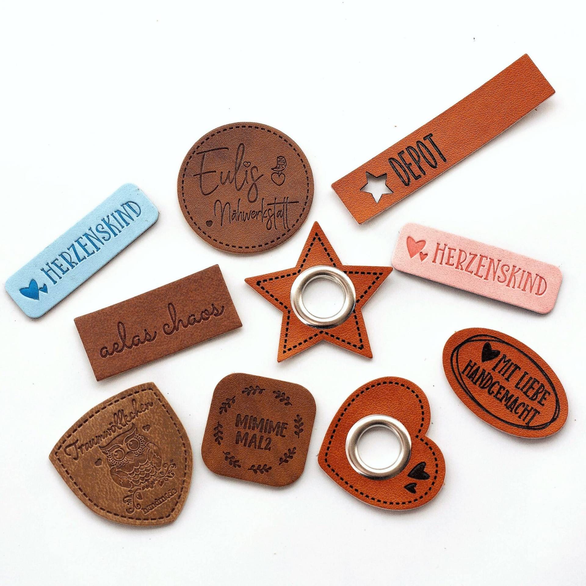 Personalisierte Lederlabels Personalisierte Lederlabels von JunodesignAT