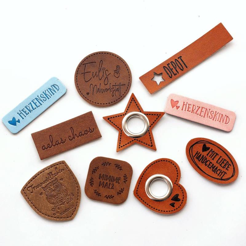 Personalisierte Lederlabels Personalisierte Lederlabels von JunodesignAT